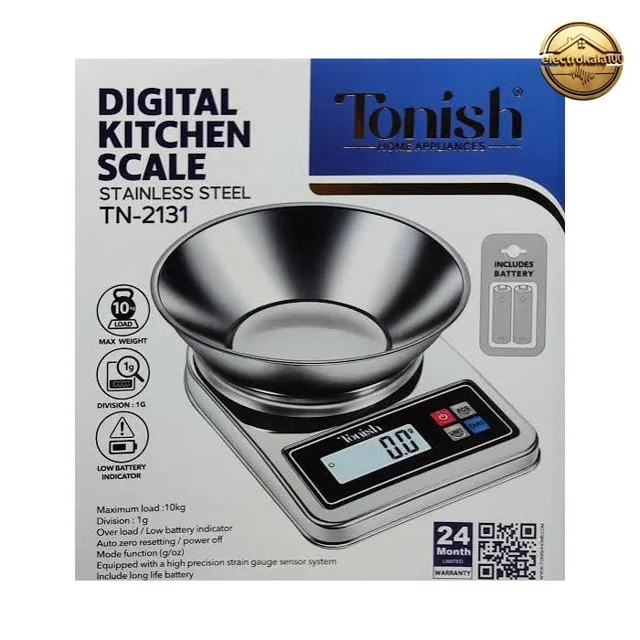 ترازوی آشپزخانه ۱۰ کیلویی تونیش TN-2131