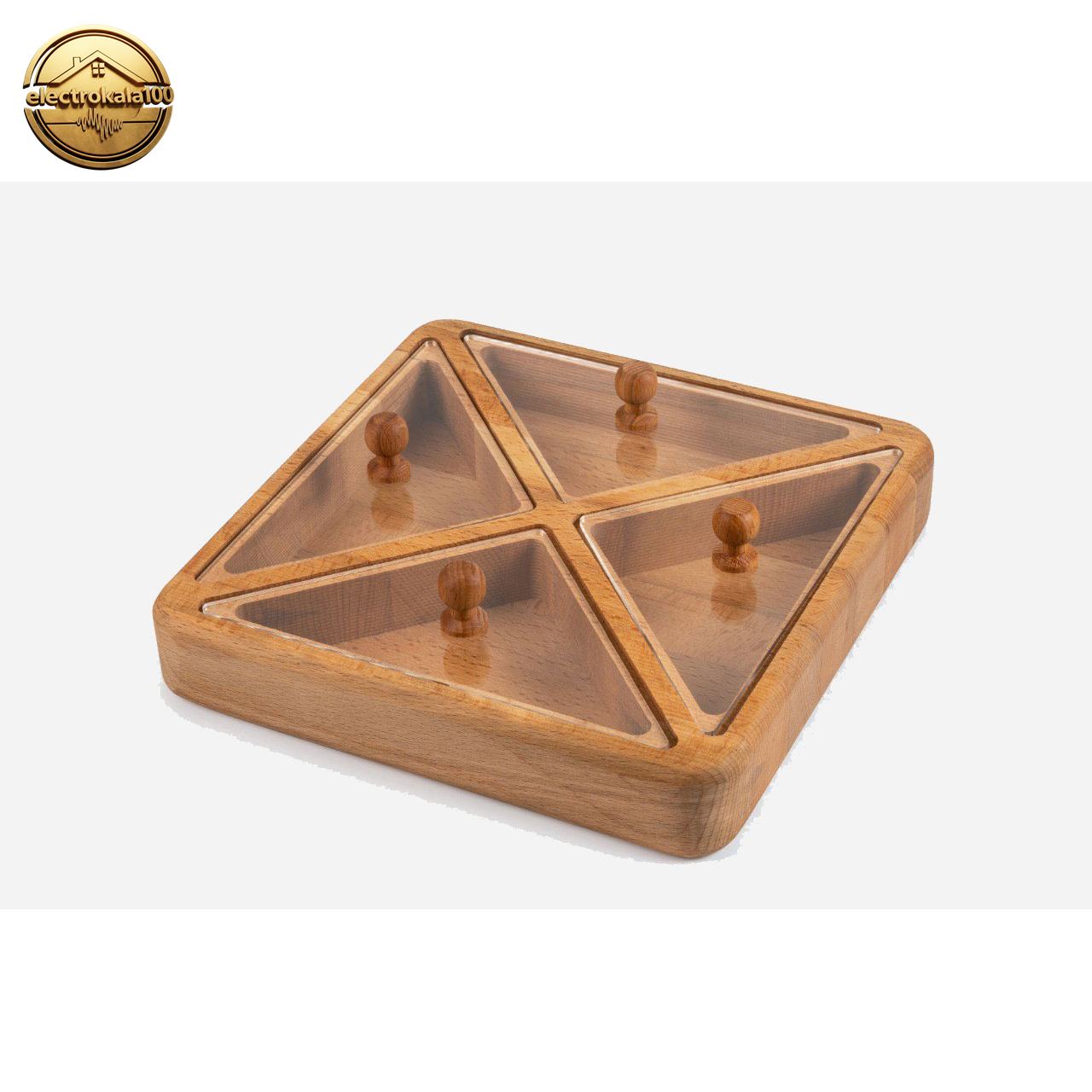 اردو خوری مربع 4 خانه چوبی نیوهوم NH25-1009
